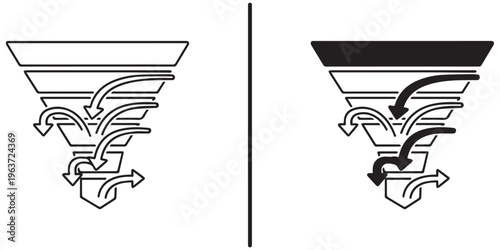 A detailed illustration of architectural elements in black and white