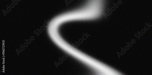 Smooth White S Curve Light Trail Abstract Background