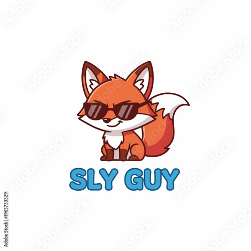 Cartoon Fox Wearing Sunglasses Sly.