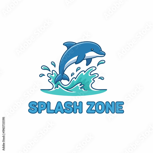 Dolphin jumping out of water.