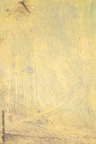 Grunge yellow painted surface