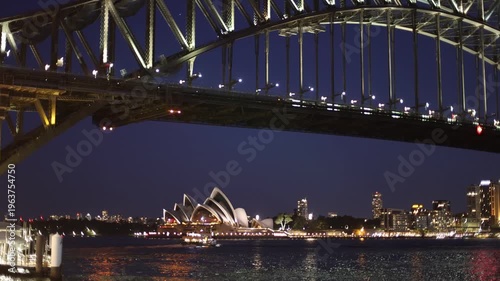 city of sydney, australia, night