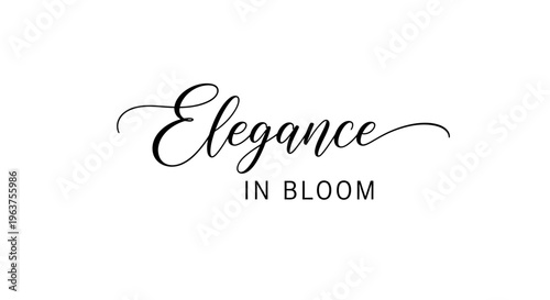 Elegant floral design with blooming flowers.