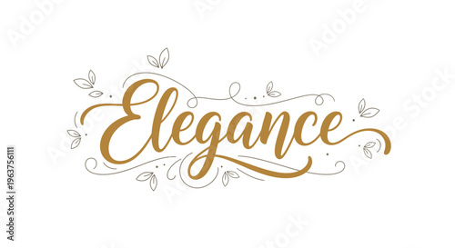 Elegant calligraphy design with floral patterns.