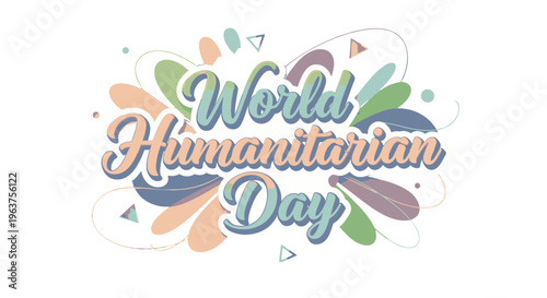 World Humanitarian Day awareness campaign logo.