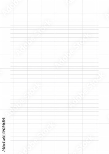 A4 Blank Horizontal Lined Paper Sheet, Line color is black, Line Spacing is 8mm, Line width is 0.5 pixels, white Background with purple graph pattern
