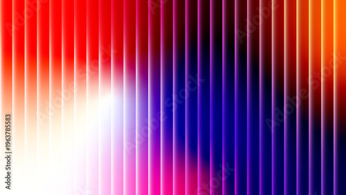 Abstract colorful vertical stripes gradient background with glowing lines. Modern vibrant texture for digital design, posters, branding, and creative projects. Vector illustration