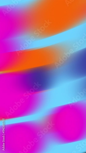 Vibrant flowing abstract lines with magenta, orange, and blue hues, smooth motion, concept for graphic design, modern backgrounds and digital art