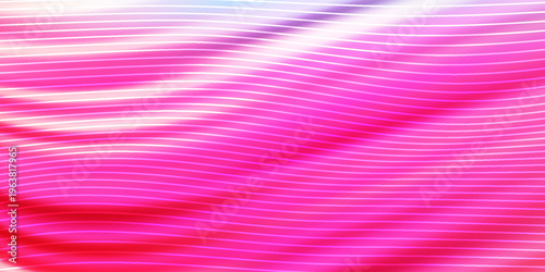 Abstract Pink Wave Background With Soft White Lines and Pastel Gradient Texture,elemen trendy design,vector Eps 10