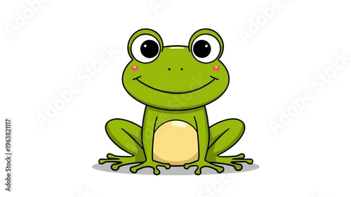 green frog cartoon