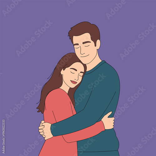 A cartoon woman in a red dress stands confidently with her arms crossed, set against a purple background, evoking a sense of determination and strengt