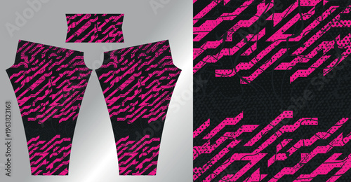 Abstract background style for sports leggings