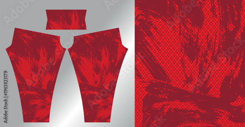 Abstract background style for sports leggings