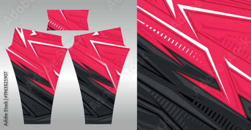 Abstract background style for sports leggings
