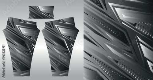 Abstract background style for sports leggings