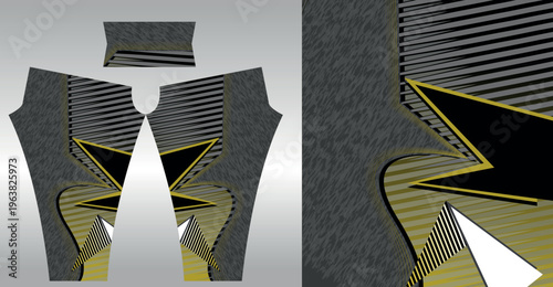 Abstract background style for sports leggings