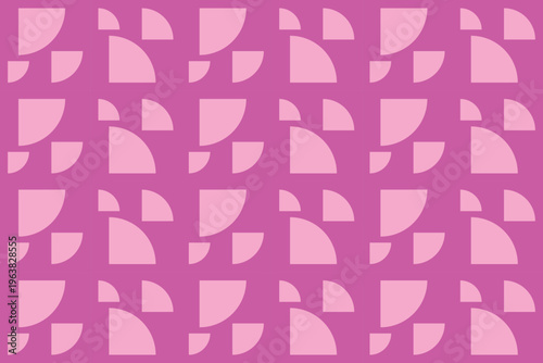 Circle Shapes and Designs Pink Colors Geometric Pattern Abstract Background Geometric Background
