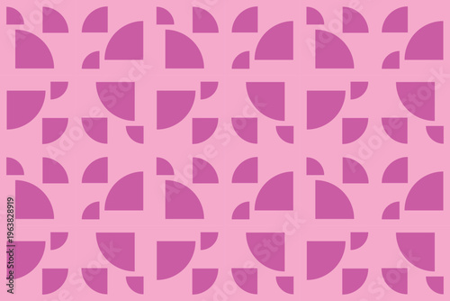 Circle Shapes and Designs Pink Colors Geometric Pattern Abstract Background Geometric Background