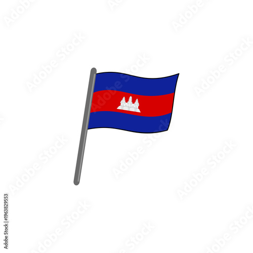flag of cambodian