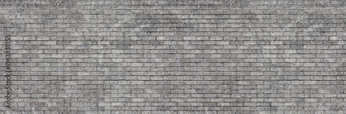 Canvastavla Concrete gray block wall seamless background texture – old grey brick pattern building