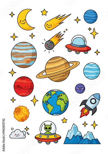 Cute farm animals in hats.