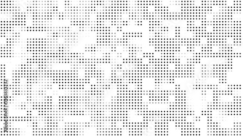 white dots and grid halftone retro vintage texture abstract background loop animation	
