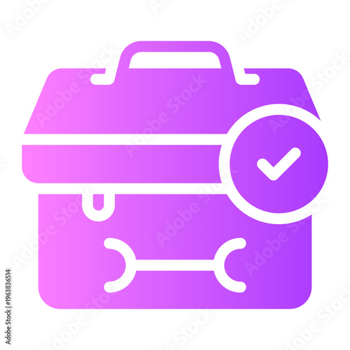 tool box gradient icon