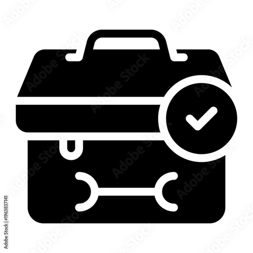 tool box glyph icon
