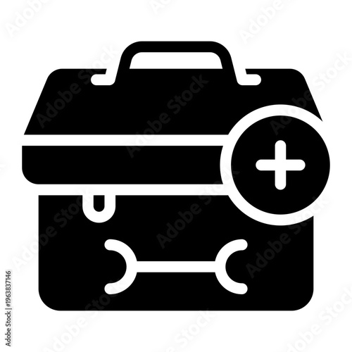 tool box glyph icon