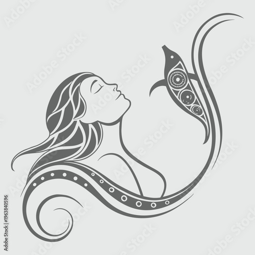 WebAbstract Human Stomach Icon in Black Minimal Style