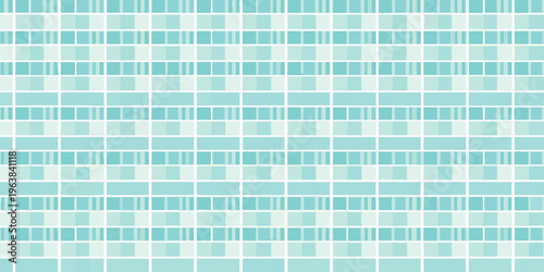 Abstract mosaic background featuring varying shades of blue and white