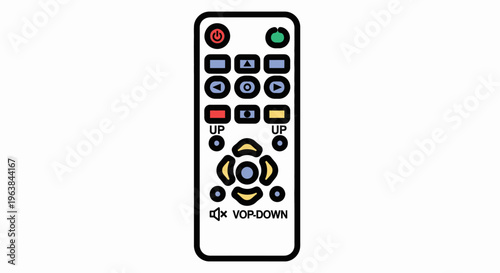 Remote control device for electronics.