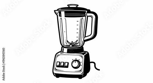 Blender on kitchen counter top appliance.