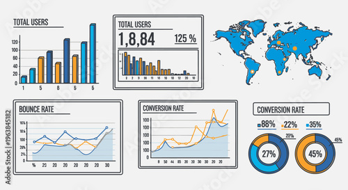 Business data analysis and statistics report.