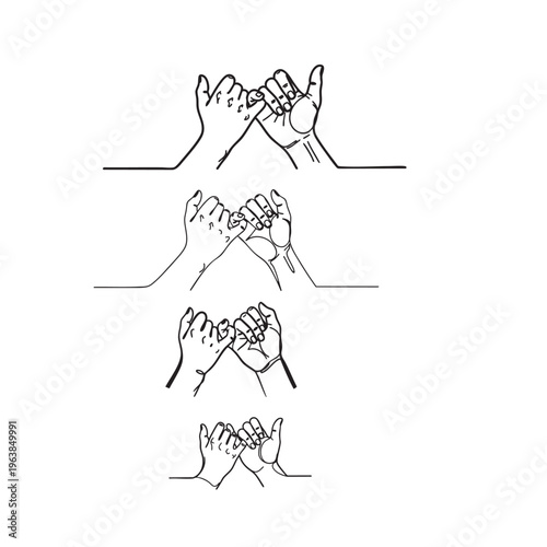 Hands demonstrating finger braiding techniques