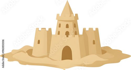 castle, sandcastle, sand, beach, seaside, ocean, sea, waves, summer, vacation, holiday, fun, play, kids, children, summerfun, sandcastlefun, fortress, tower, moat, sculpture, sandart, sandy, shore, co