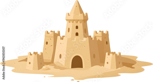 castle, sandcastle, sand, beach, seaside, ocean, sea, waves, summer, vacation, holiday, fun, play, kids, children, summerfun, sandcastlefun, fortress, tower, moat, sculpture, sandart, sandy, shore, co