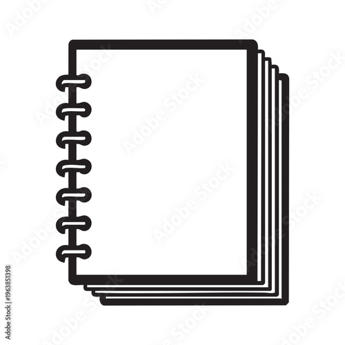 A stack of spiral bound papers