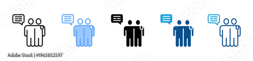 Peer Support icon multiple style and collection