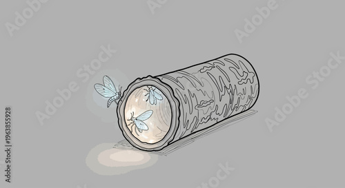 Detailed view of a tin can.