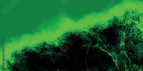 Abstract green and black textured background with organic flowing shapes and gradient light