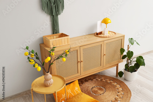Interior of stylish room wi...