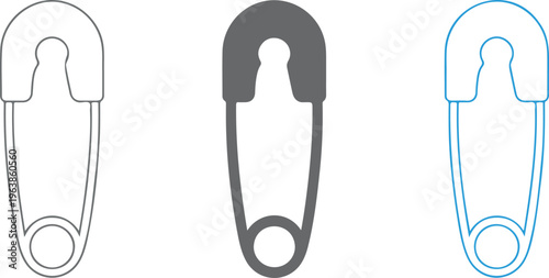 Set of minimalist planet Saturn icons in outline silhouette and colorful flat vector styles for space design.