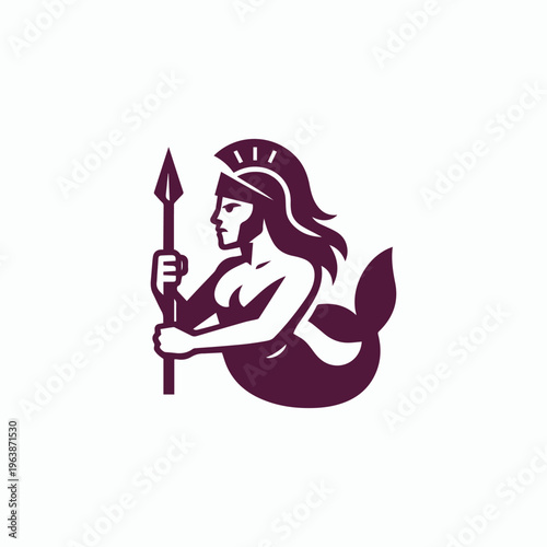 Mermaid Warrior Logo