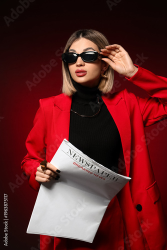 Beautiful young fashionable...