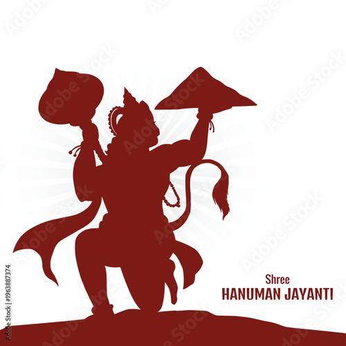 Shree hanuman jayanti celebrates the birth of lord hanuman