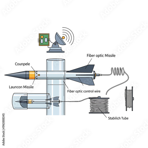 Fiber Optic Missile Launch System.
