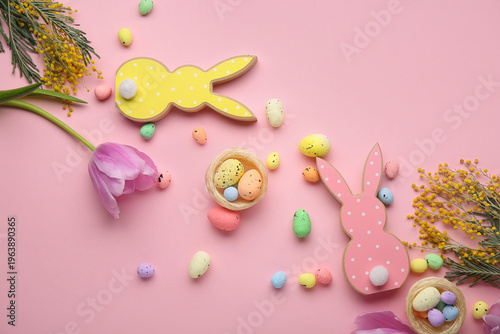 Composition with Easter egg...