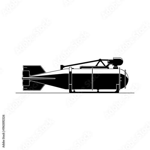 Side view of a racing car.