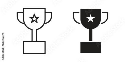 Award icon and symbol. Vector logo design element.
